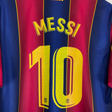 2020/21 BARCELONA MESSI #10 HOME SHIRT (XL) NIKE