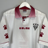 1998/00 ALBACETE ZALAZAR #2 *PLAYER ISSUE* AWAY SHIRT (L) KELME