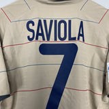 2003/05 BARCELONA SAVIOLA #7 AWAY SHIRT (M) NIKE