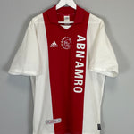 2001/02 AJAX HOME SHIRT (XL) ADIDAS