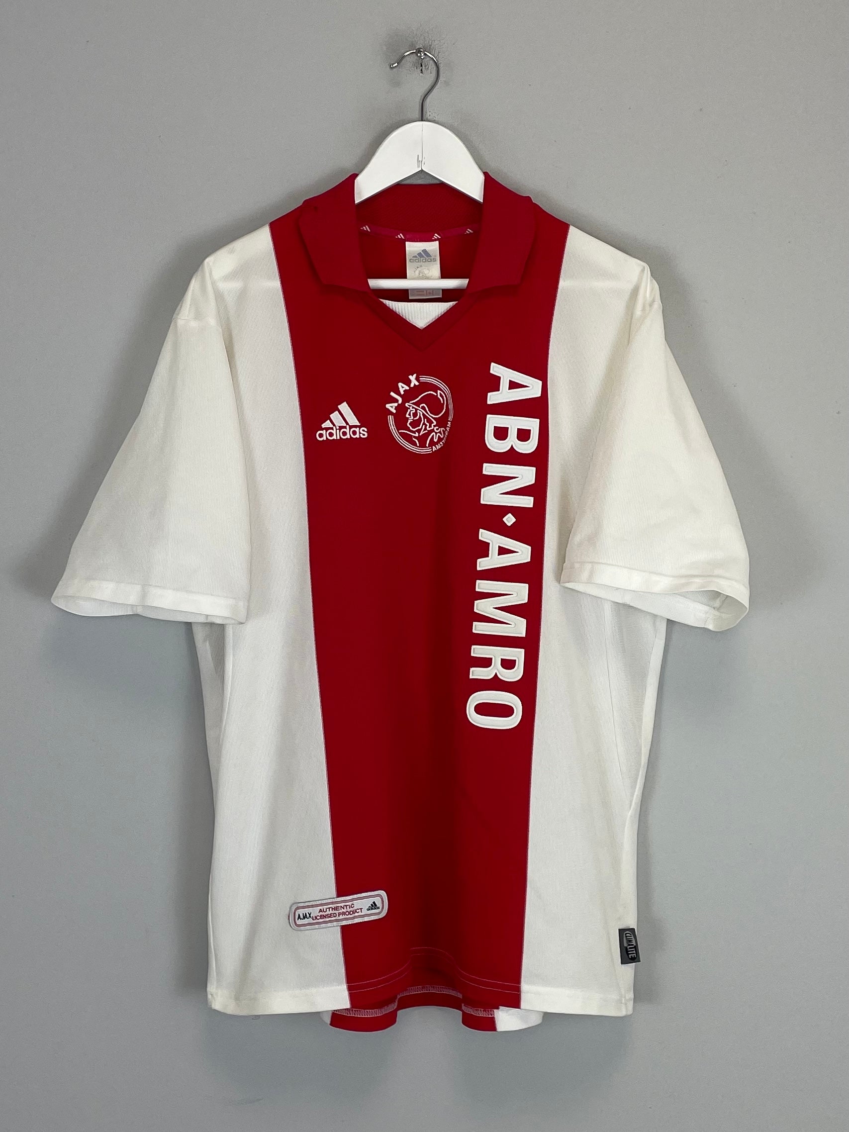 2001/02 AJAX HOME SHIRT (XL) ADIDAS