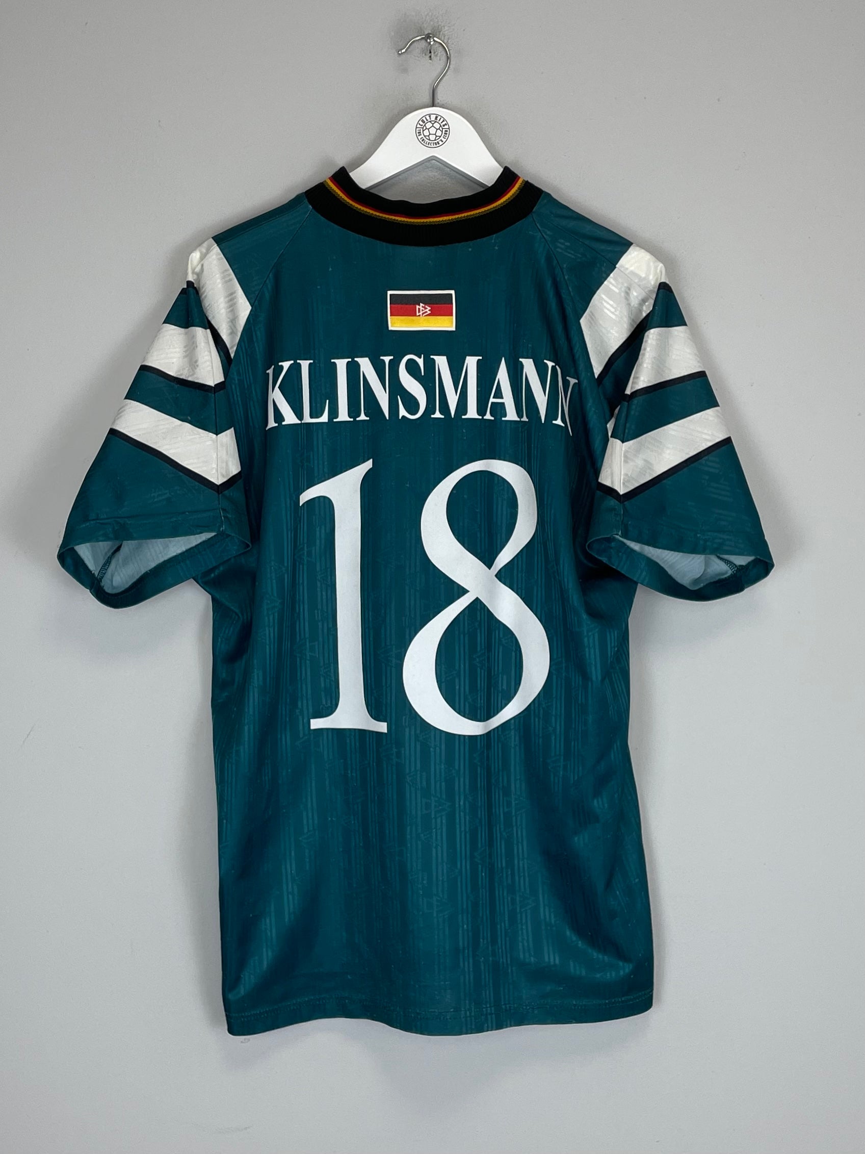 1996/98 GERMANY KLINSMANN #18 AWAY SHIRT (L) ADIDAS