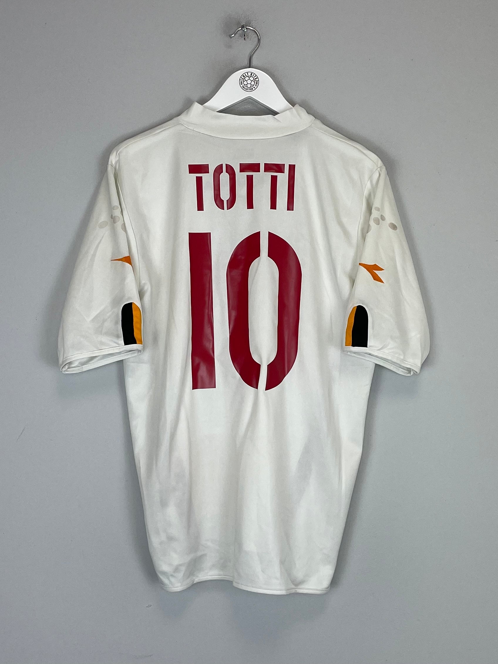 2003/04 ROMA TOTTI #10 AWAY SHIRT (L) DIADORA