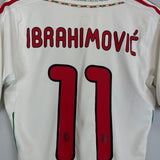 2011/12 AC MILAN IBRAHIMOVIC #11 AWAY SHIRT (S) ADIDAS