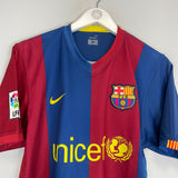 2006/07 BARCELONA RONALDINHO #10 HOME SHIRT (M) NIKE