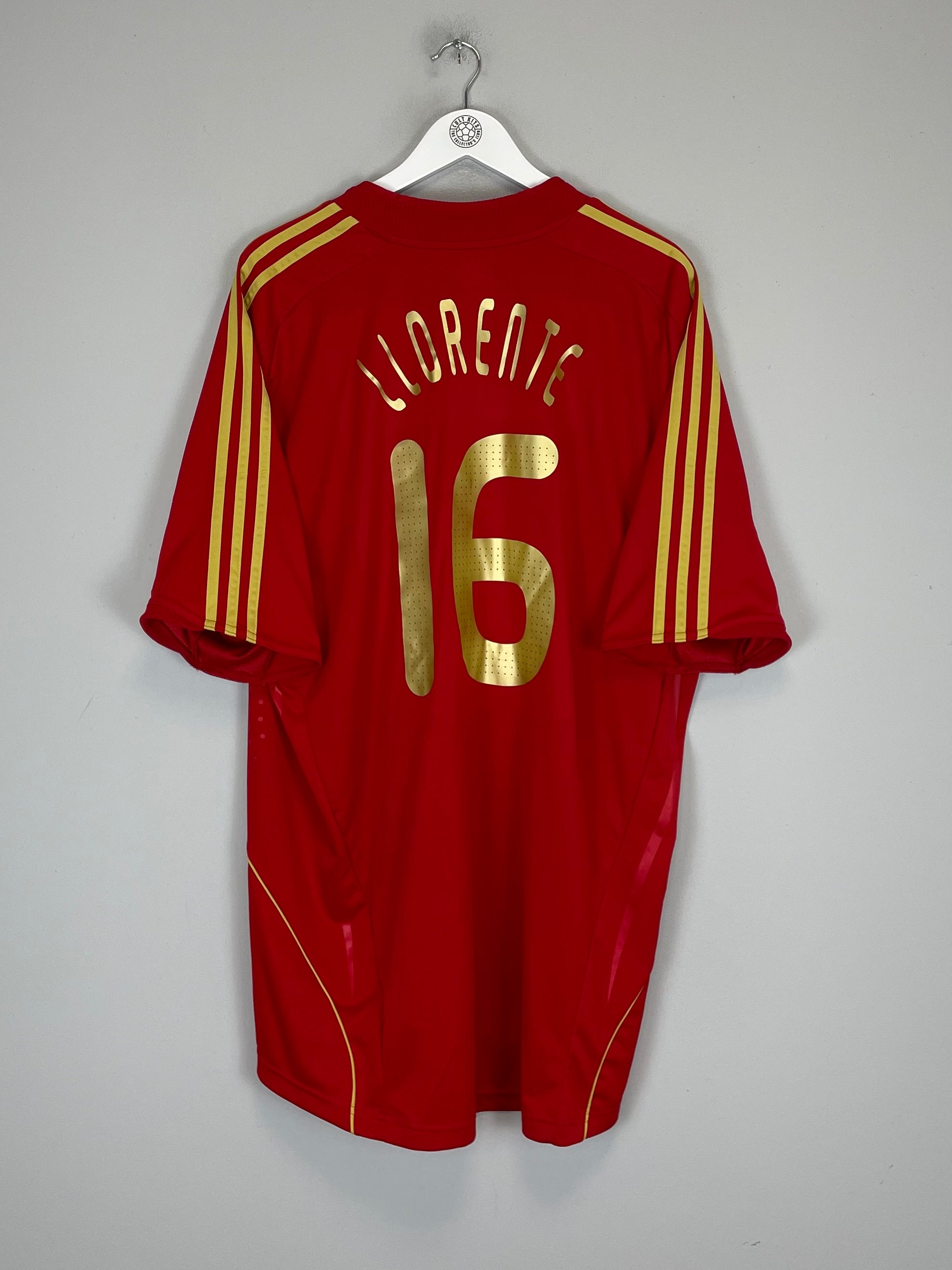 2008/10 SPAIN LLORENTE #16 HOME SHIRT (XXL) ADIDAS