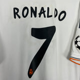 2013/14 REAL MADRID RONALDO #7 *CL FINAL* HOME SHIRT (L) ADIDAS