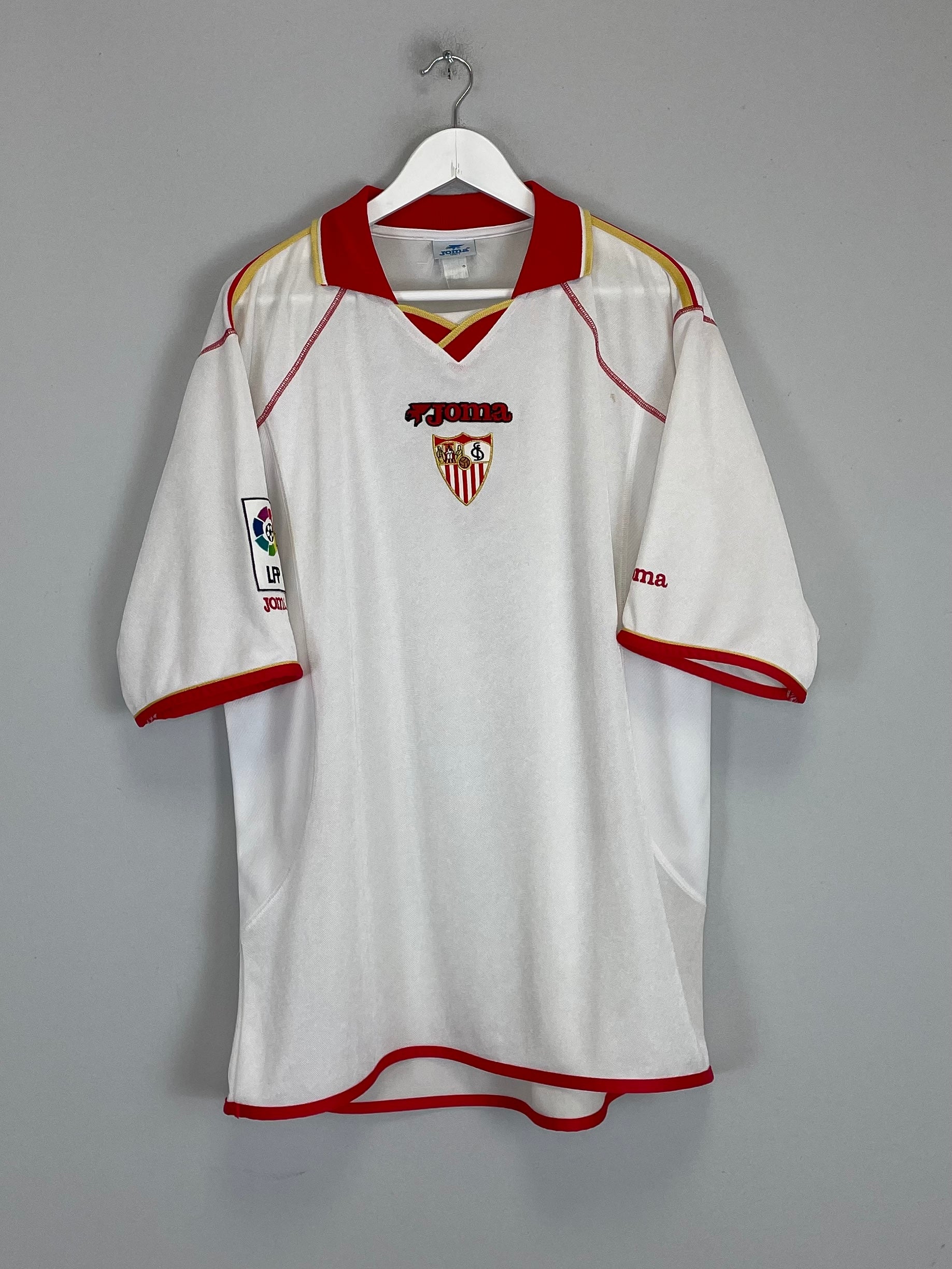 2001/02 SEVILLA HOME SHIRT (XL) JOMA