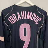 2004/05 JUVENTUS IBRAHIMOVIC #9 L/S AWAY SHIRT (L) NIKE