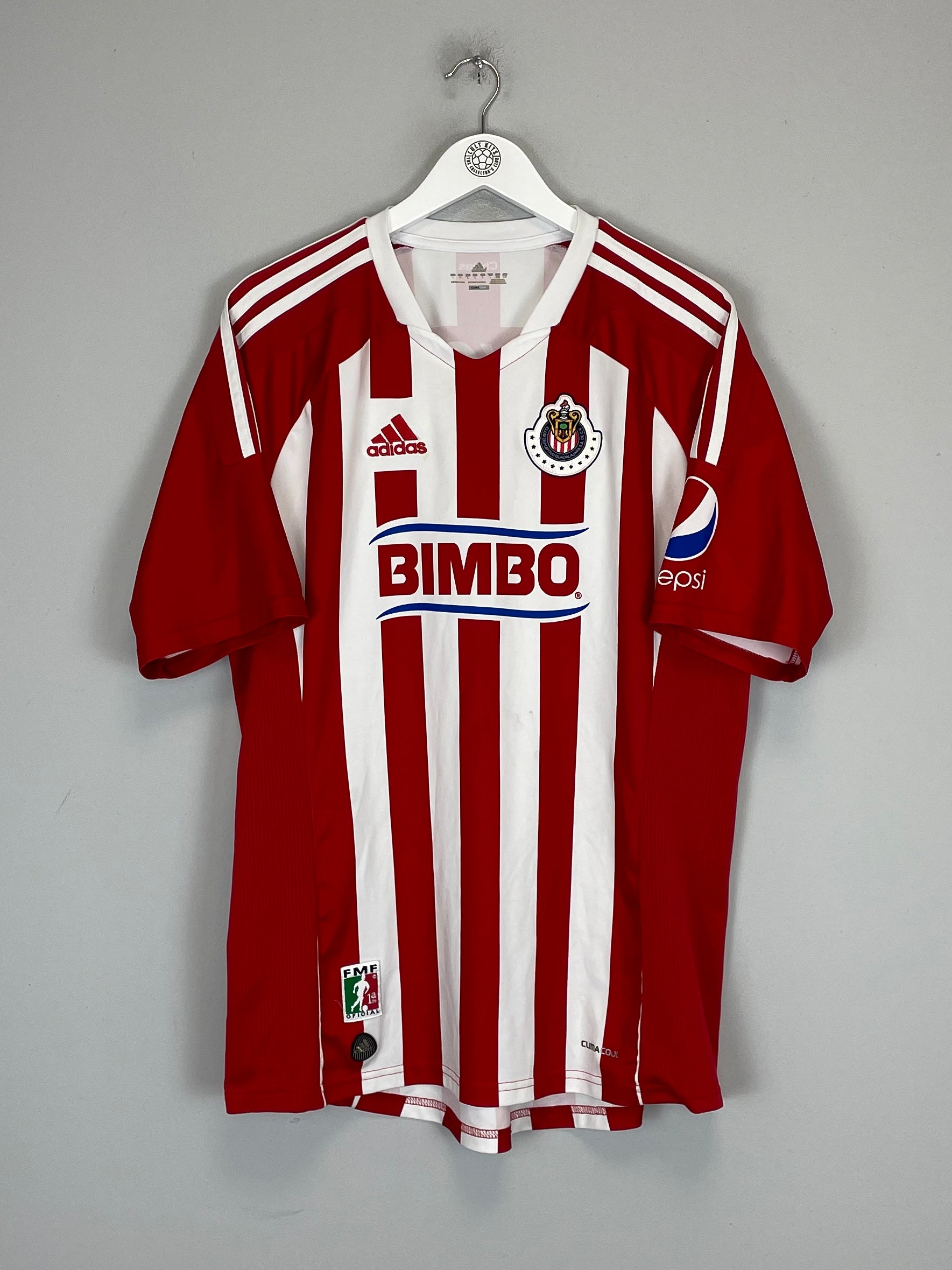 2011/12 CHIVAS GUADALAJARA HOME SHIRT (L) ADIDAS