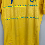 2012/14 UKRAINE SHEVCHENKO #7 HOME SHIRT (M) ADIDAS