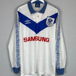 1994 VELEZ SARSFIELD L/S HOME SHIRT (XL) UMBRO