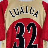 2005/06 PORTSMOUTH LUALUA #32 AWAY SHIRT (M) JAKO