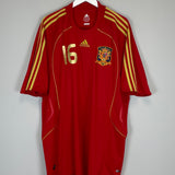 2008/10 SPAIN LLORENTE #16 HOME SHIRT (XXL) ADIDAS