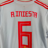 2018/19 SPAIN A.INIESTA #6 AWAY SHIRT (XL) ADIDAS