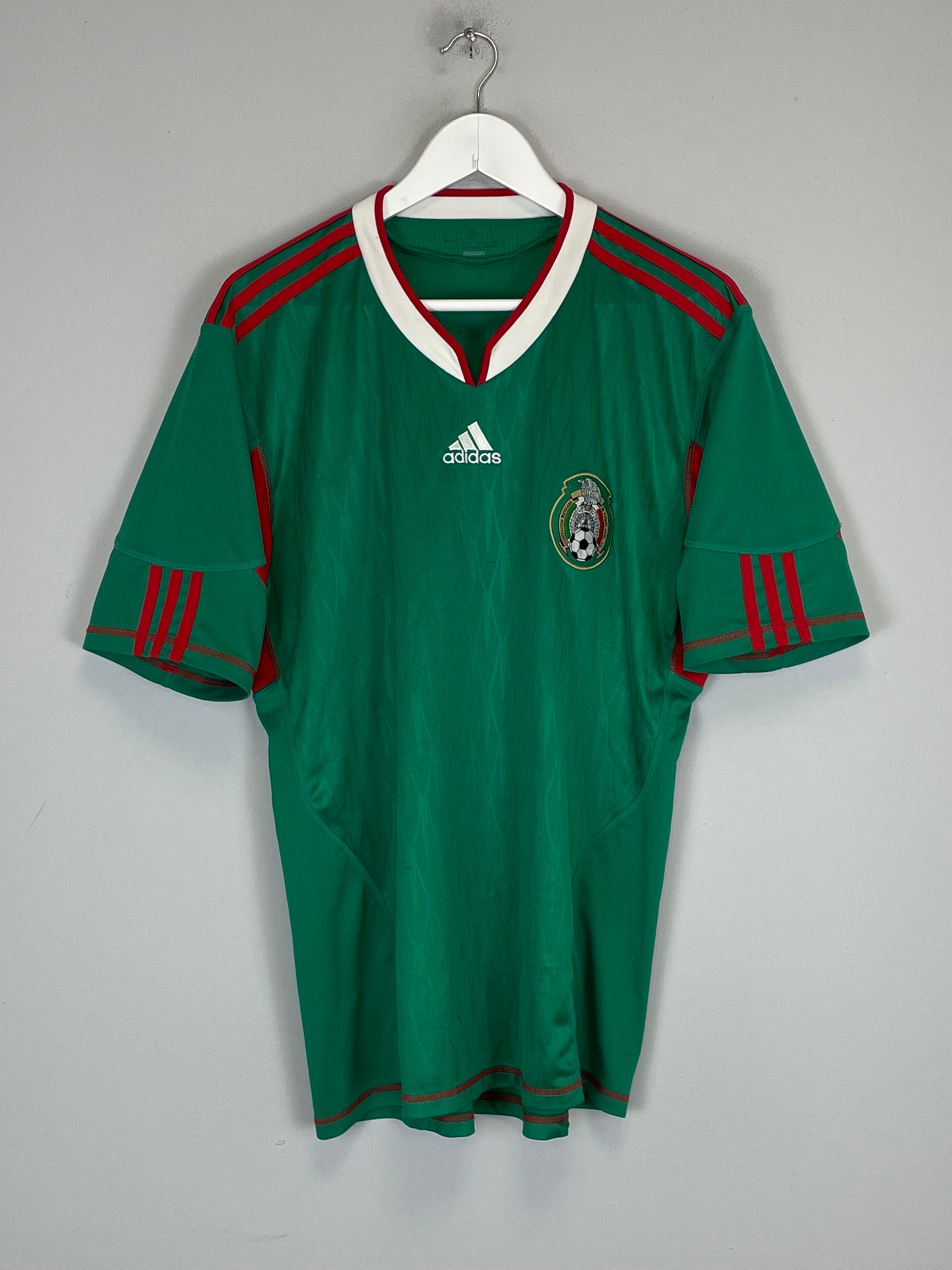 2010 MEXICO HOME SHIRT (L) ADIDAS