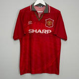 1994/96 MANCHESTER UNITED HOME SHIRT (M) UMBRO