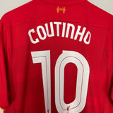 2016/17 LIVERPOOL COUTINHO #10 HOME SHIRT (XL) NEW BALANCE