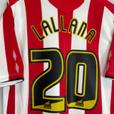 2008/10 SOUTHAMPTON LALLANA #20 HOME SHIRT (L) UMBRO