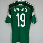 2014/15 MEXICO O.PERALTA #19 HOME SHIRT (M) ADIDAS