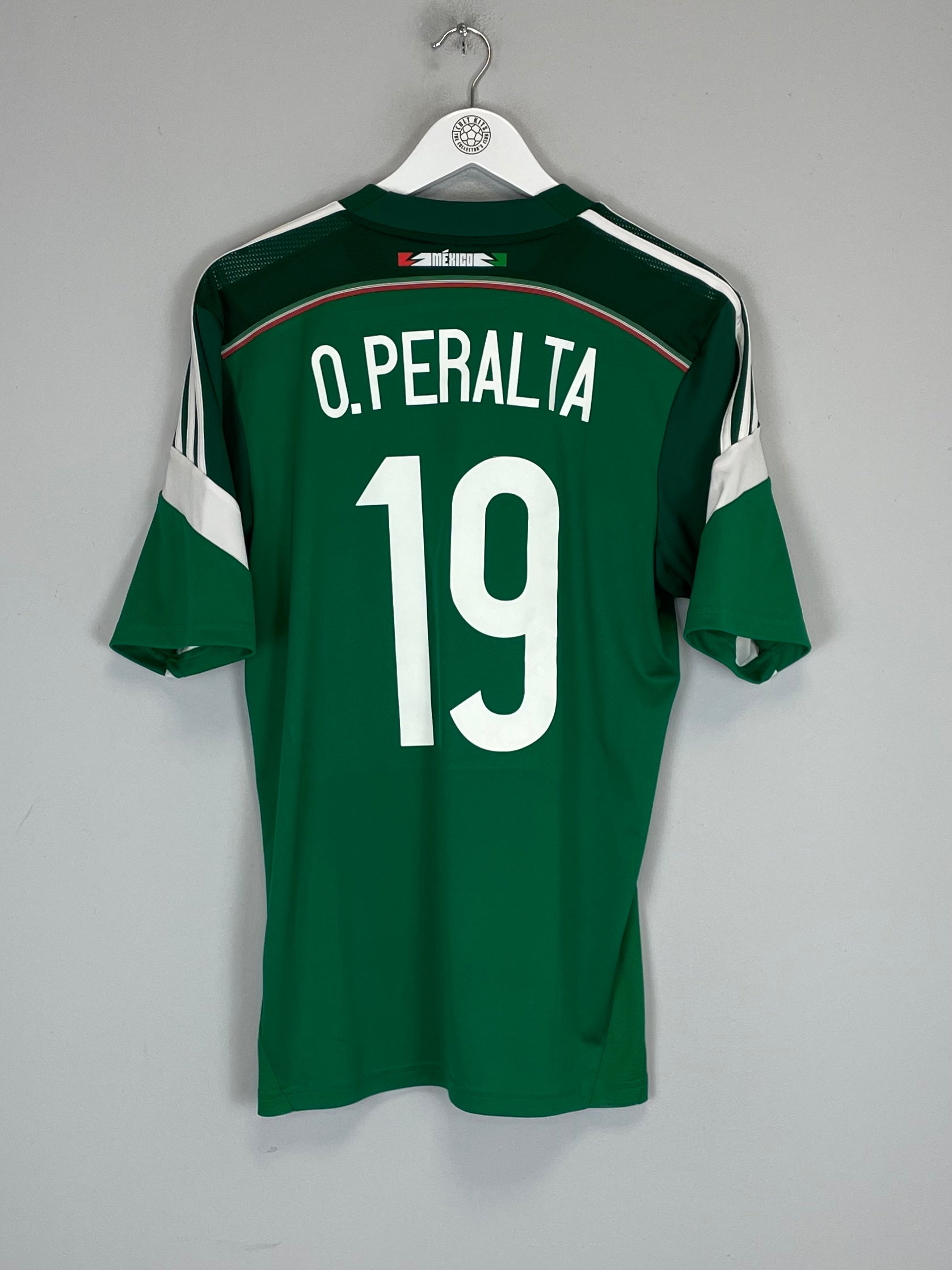 2014/15 MEXICO O.PERALTA #19 HOME SHIRT (M) ADIDAS