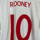 2009/10 ENGLAND ROONEY #10 HOME SHIRT (L) UMBRO