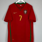 2008/10 PORTUGAL RONALDO #7 HOME SHIRT (L) NIKE