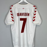 2004 DENMARK GRAVESON #7 AWAY SHIRT (M) HUMMEL