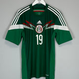 2014/15 MEXICO O.PERALTA #19 HOME SHIRT (M) ADIDAS