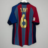 2001/02 BARCELONA XAVI #6 HOME SHIRT (L) NIKE