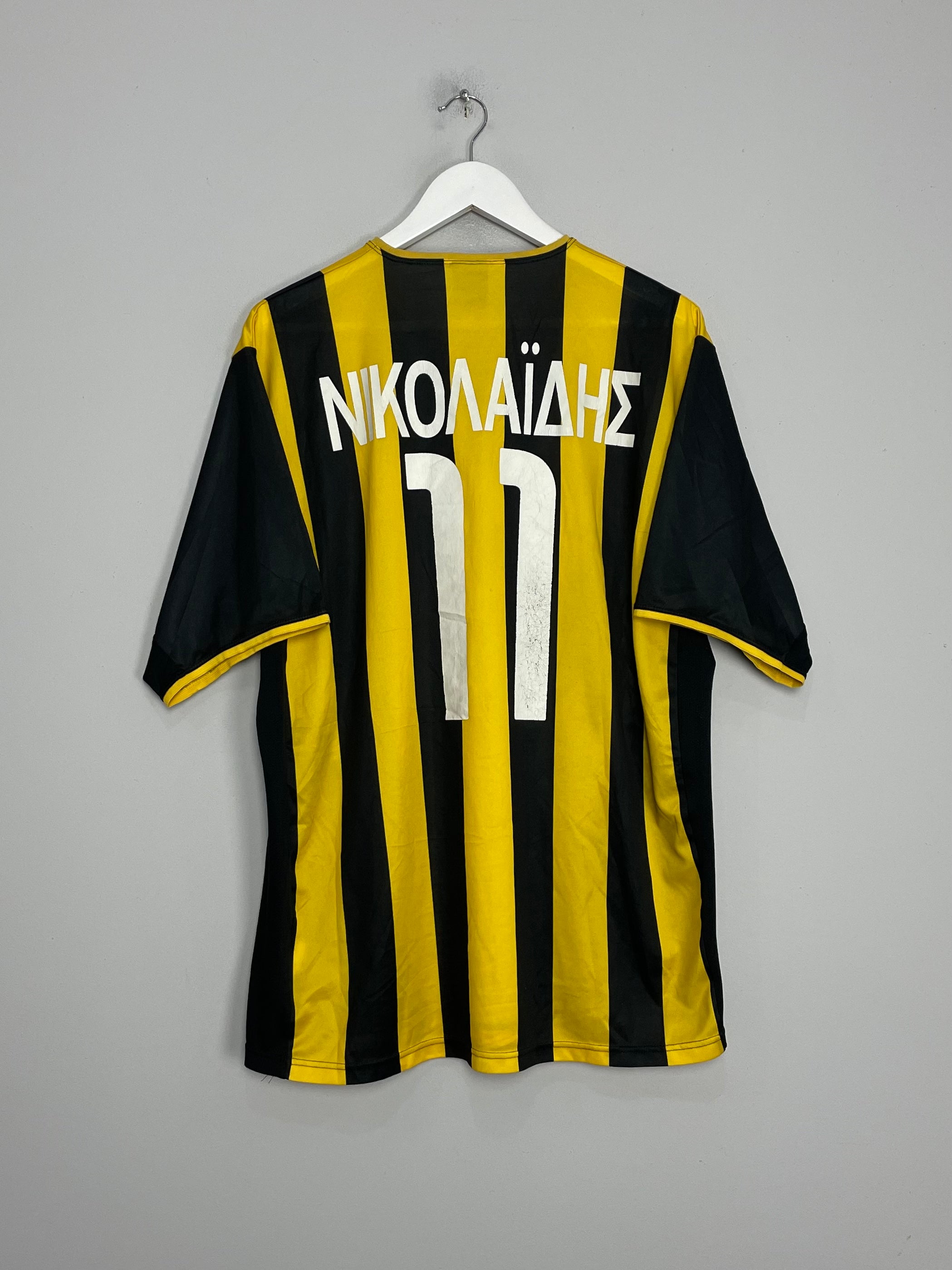 2002/04 AEK ATHENS NIKOLAIDIS #11 HOME SHIRT (XXL) NIKE