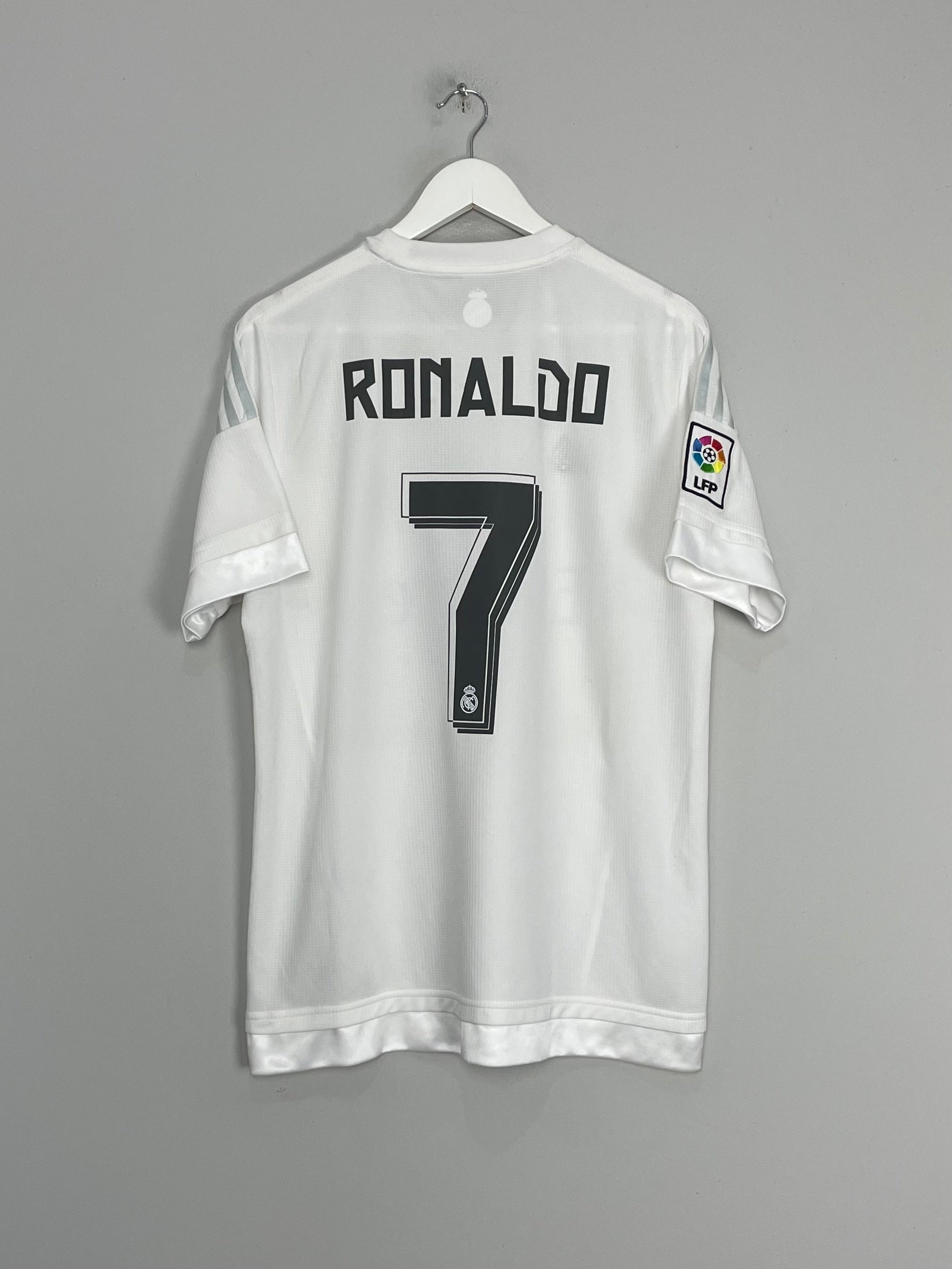 2015/16 REAL MADRID RONALDO #7 HOME SHIRT (L) ADIDAS