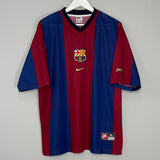 1998/00 BARCELONA HOME SHIRT (XL) NIKE