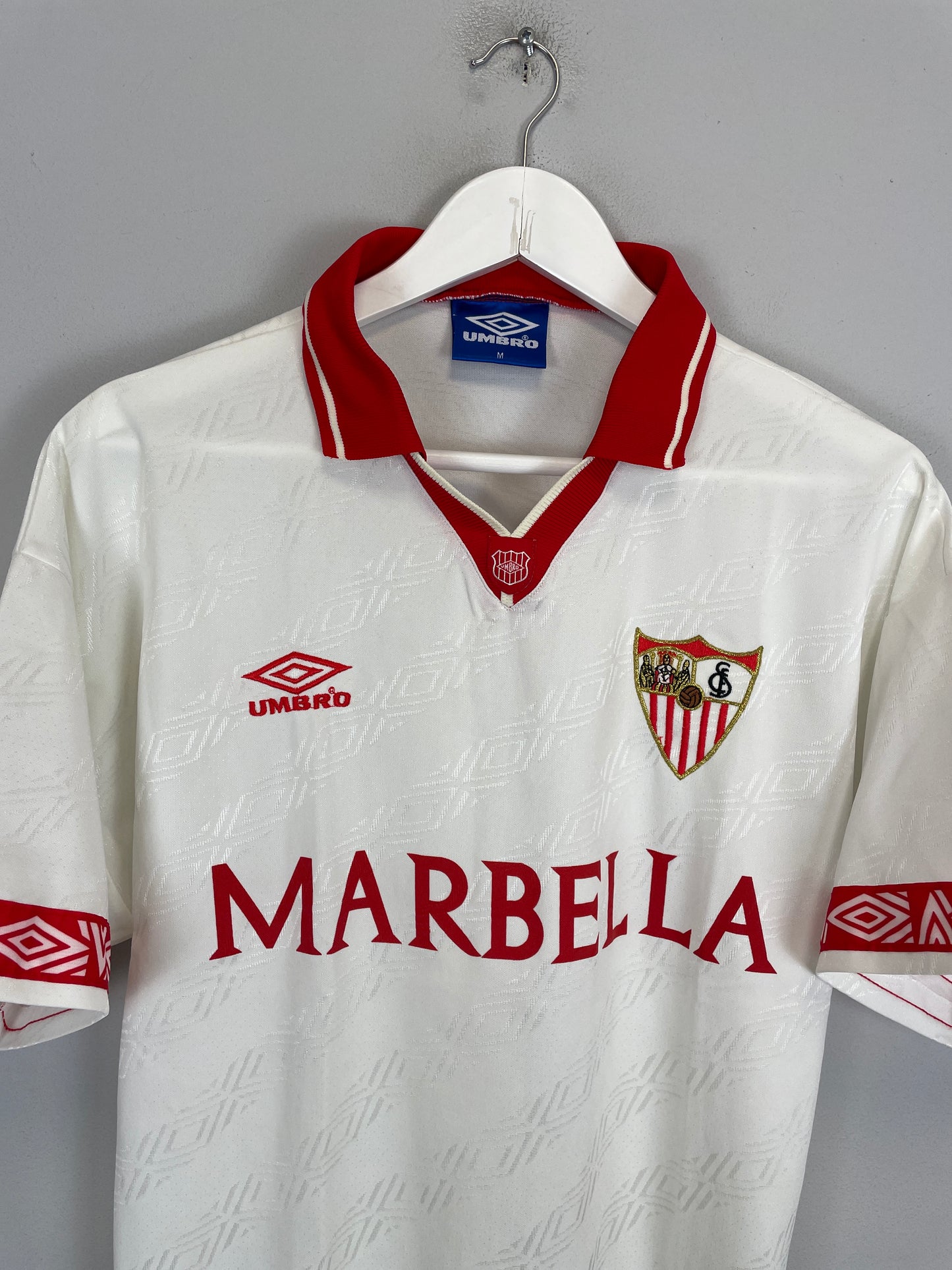 1994/95 SEVILLA HOME SHIRT (M) UMBRO