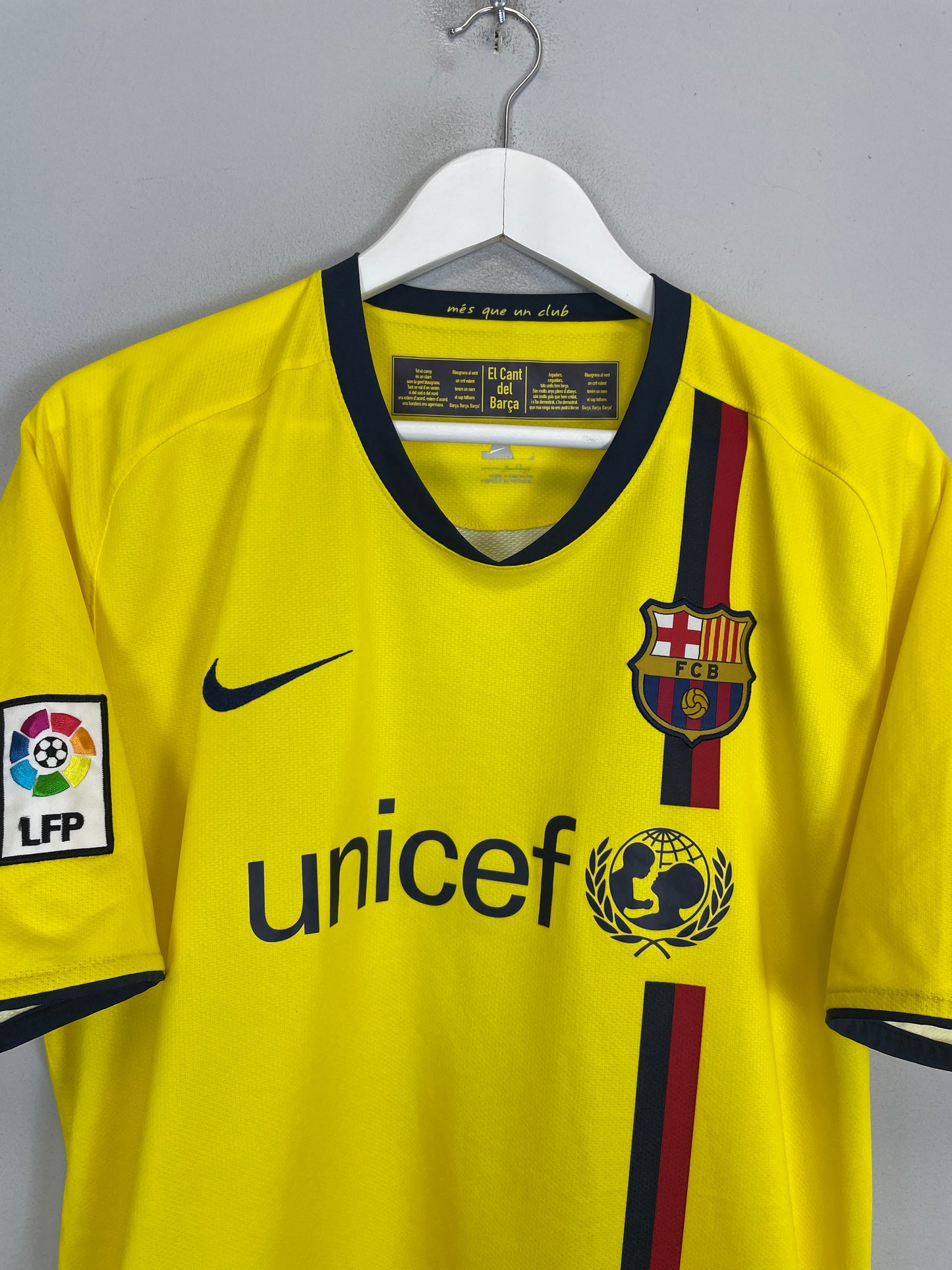 2008/10 BARCELONA MESSI #10 AWAY SHIRT (XL) NIKE