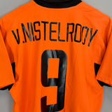 2002/04 NETHERLANDS V.NISTELROOY #9 HOME SHIRT (S) NIKE