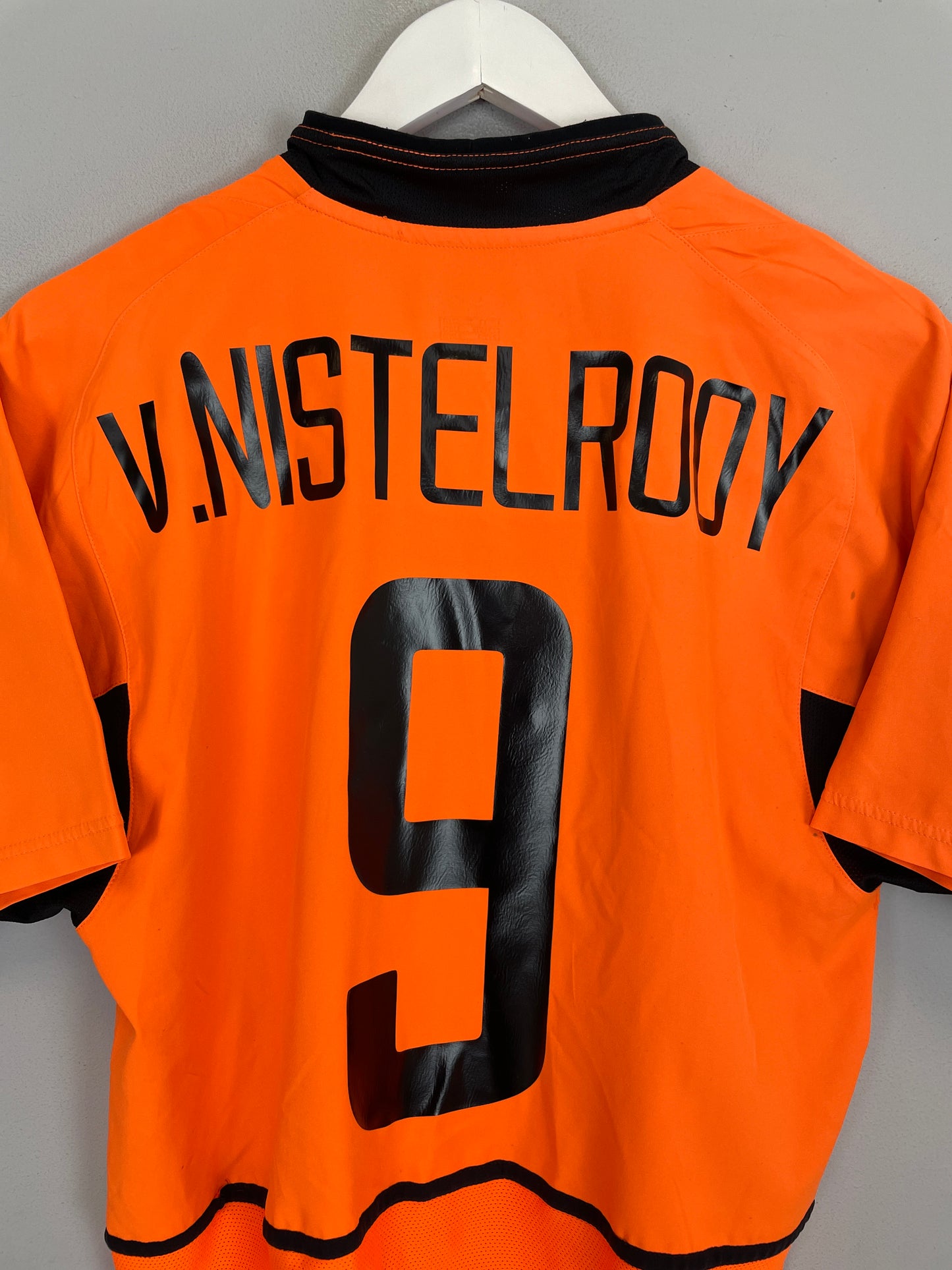 2002/04 NETHERLANDS V.NISTELROOY #9 HOME SHIRT (S) NIKE