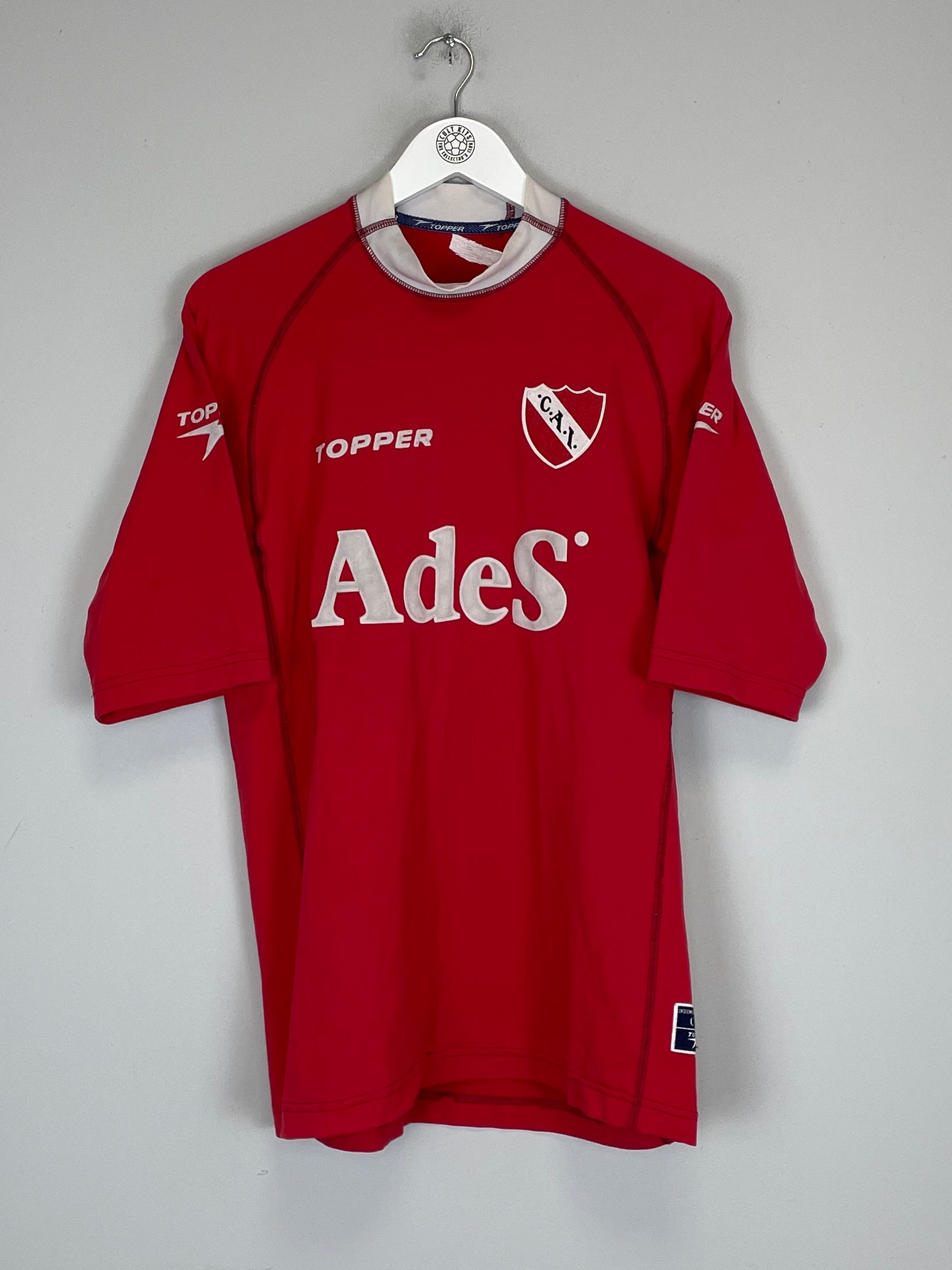 2000/01 INDEPENDIENTE HOME SHIRT (L) TOPPER