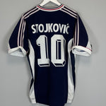 1998/00 YUGOSLAVIA STOJKOVIC #10 HOME SHIRT (M) ADIDAS