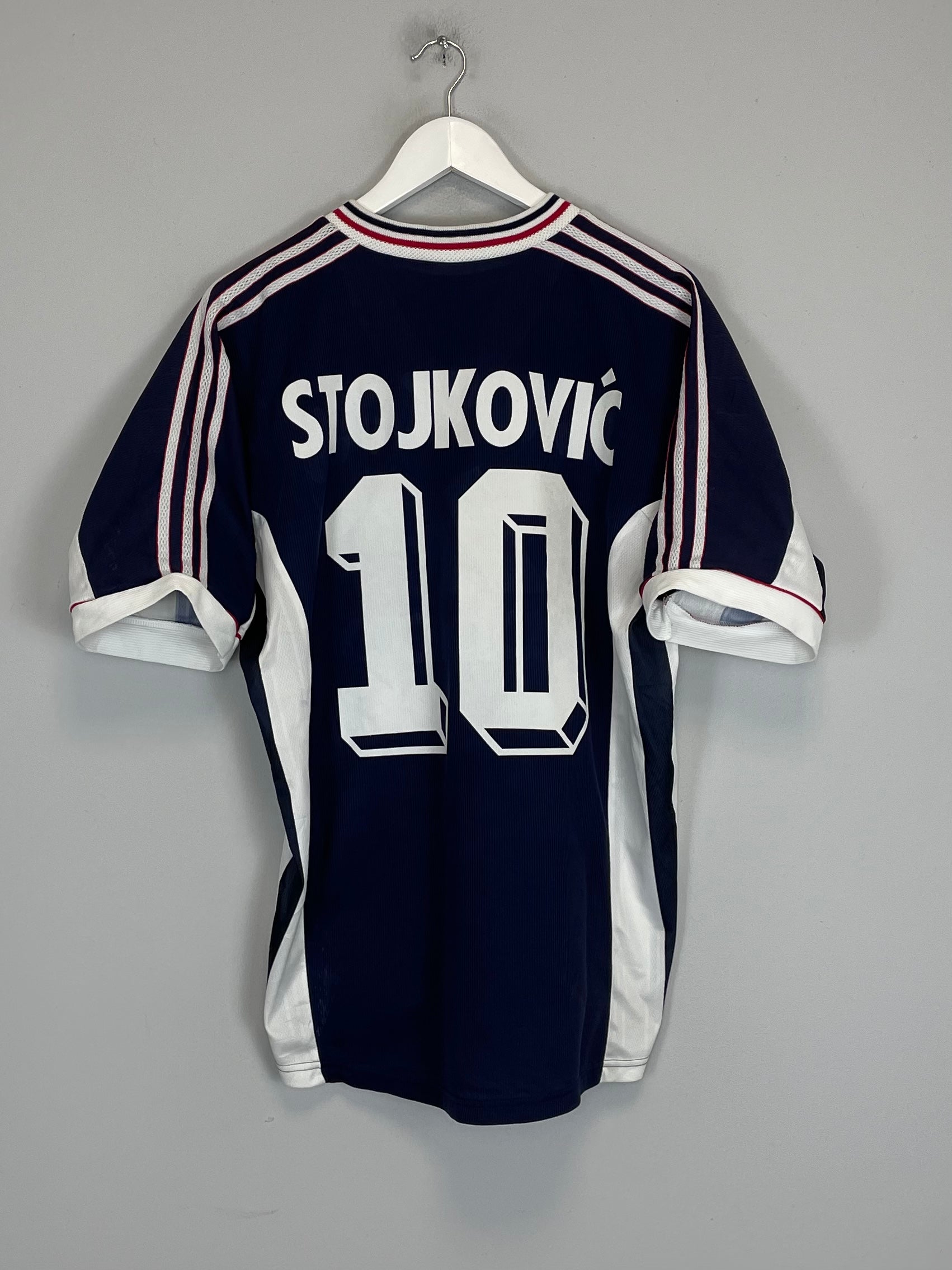 1998/00 YUGOSLAVIA STOJKOVIC #10 HOME SHIRT (M) ADIDAS