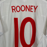 2009/10 ENGLAND ROONEY #10 HOME SHIRT (L) UMBRO