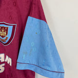 1995/97 WEST HAM HOME SHIRT (XL) PONY