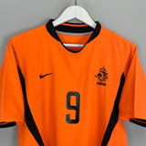 2002/04 NETHERLANDS V.NISTELROOY #9 HOME SHIRT (S) NIKE