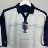 2003/05 ENGLAND TRAINING SHIRT (L) UMBRO