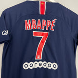 2018/19 PSG MBAPPE #7 HOME SHIRT (XL.KIDS) NIKE