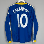 2008/09 JAPAN NAKAMURA #10 *PLAYER ISSUE* L/S HOME SHIRT (S) ADIDAS