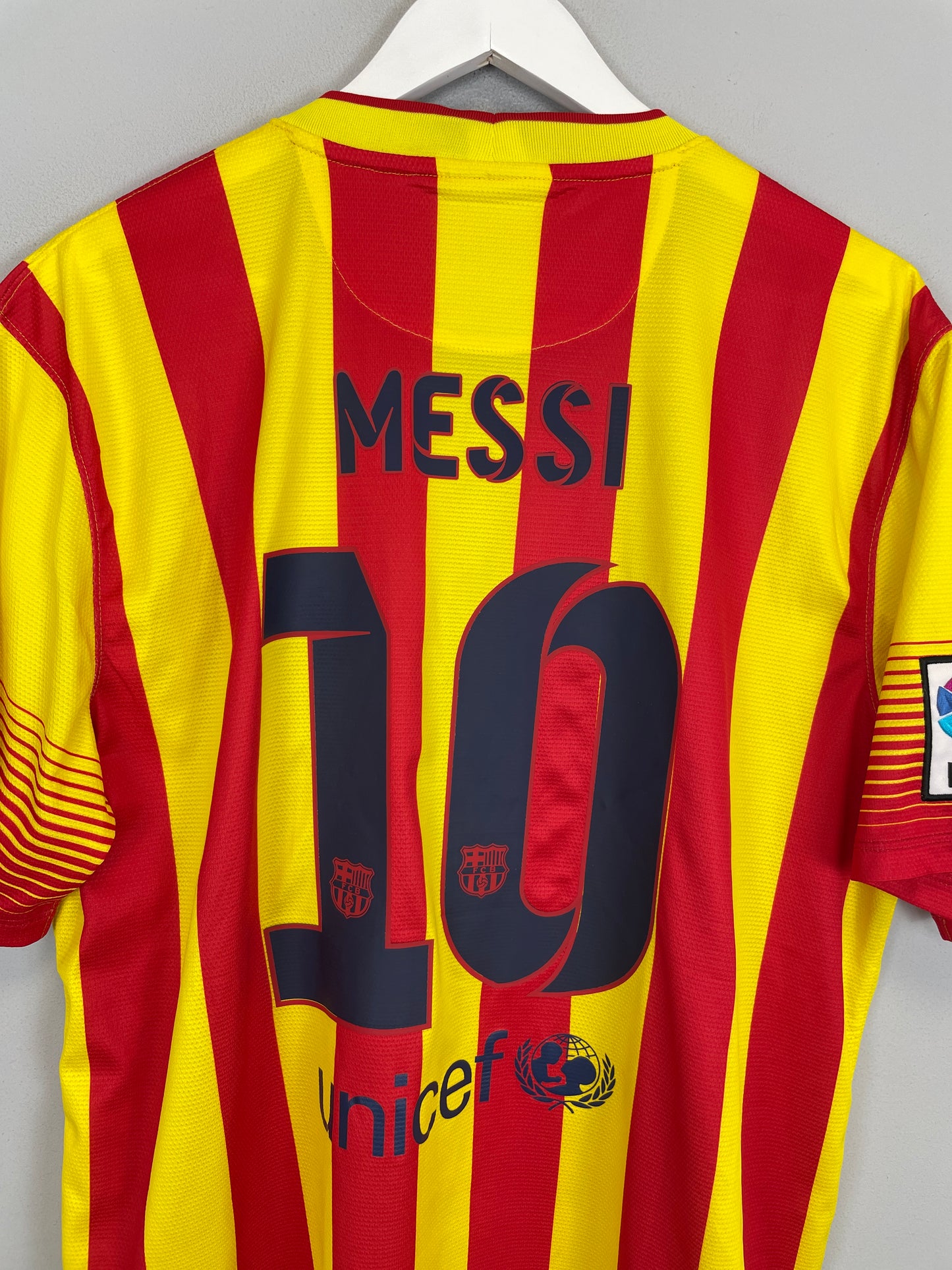 2013/14 BARCELONA MESSI #10 AWAY SHIRT (L) NIKE