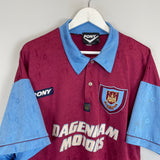 1995/97 WEST HAM HOME SHIRT (XL) PONY