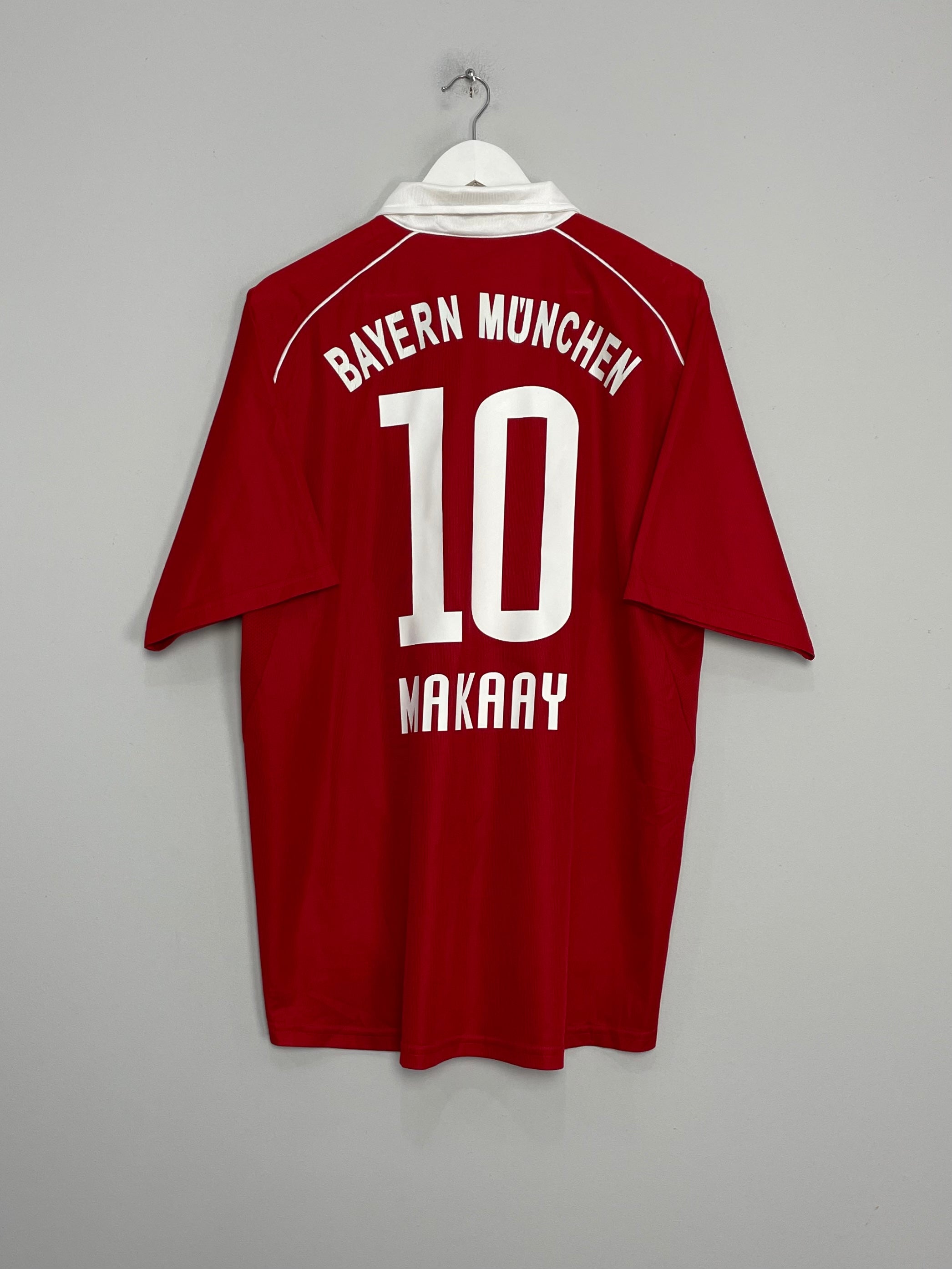 2005/06 BAYERN MUNICH MAKAAY #10 HOME SHIRT (L) ADIDAS