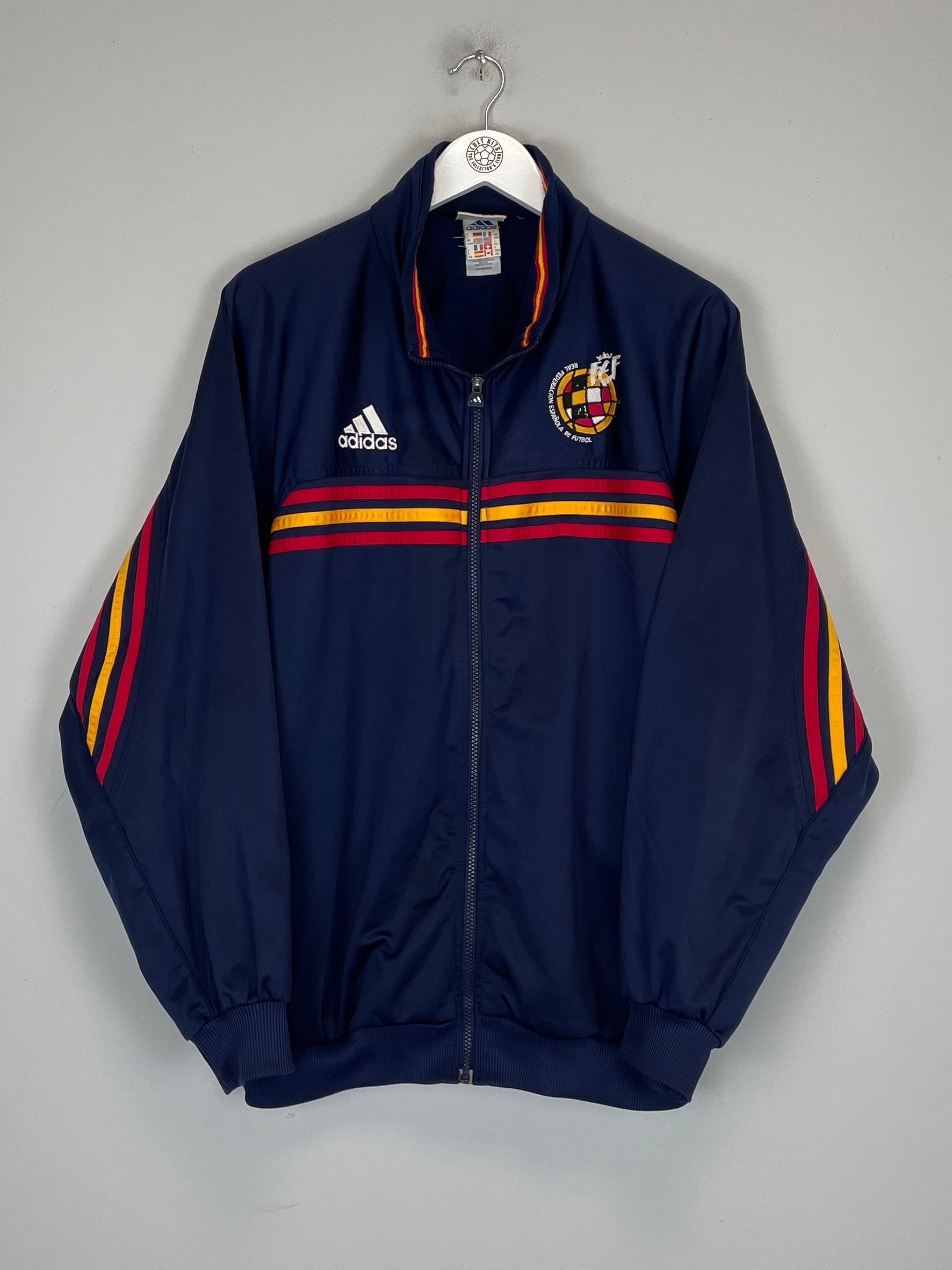 2000/02 SPAIN TRACKSUIT TOP (L) ADIDAS